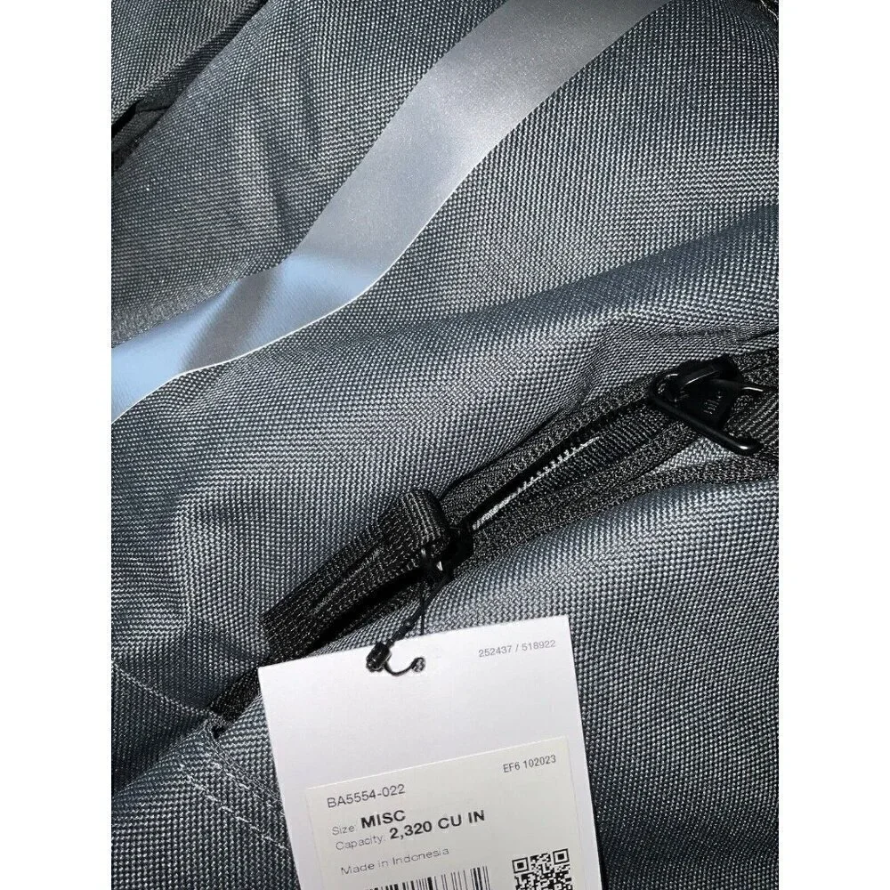 Nike Hoops Elite Pro Grey/Silver Basketball Backpack BA5554-022 NWT